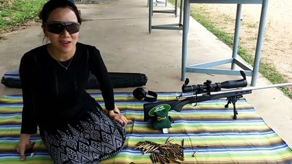 ทดสอบปืนไรเฟิลซุ่มยิง Remington 700 ขนาดกระสุน .308 win และ ปืน Savage A17ขนาด . 17hmr