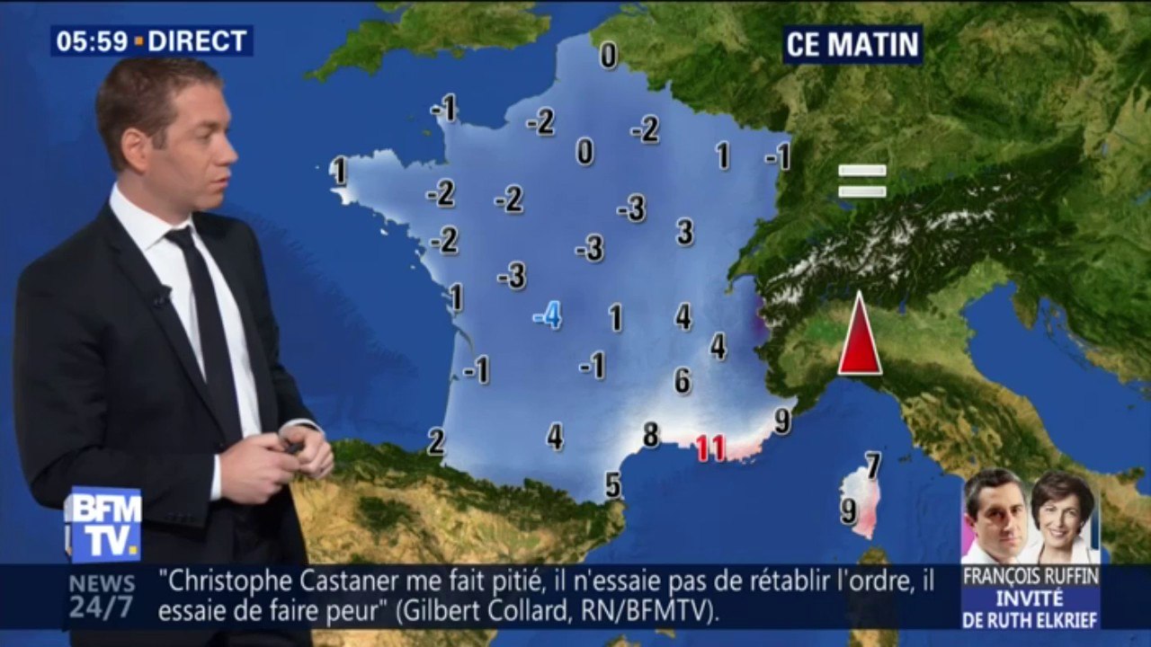 Météo: de la grisaille ce matin avec des températures bien souvent négatives