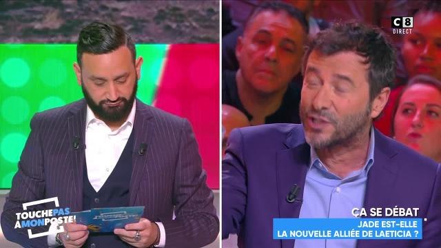 Ce que Jade Hallyday a posté, c'est Laeticia qui l'a écrit assure Bernard Montiel dans Touche pas à mon poste mardi 20 novembre