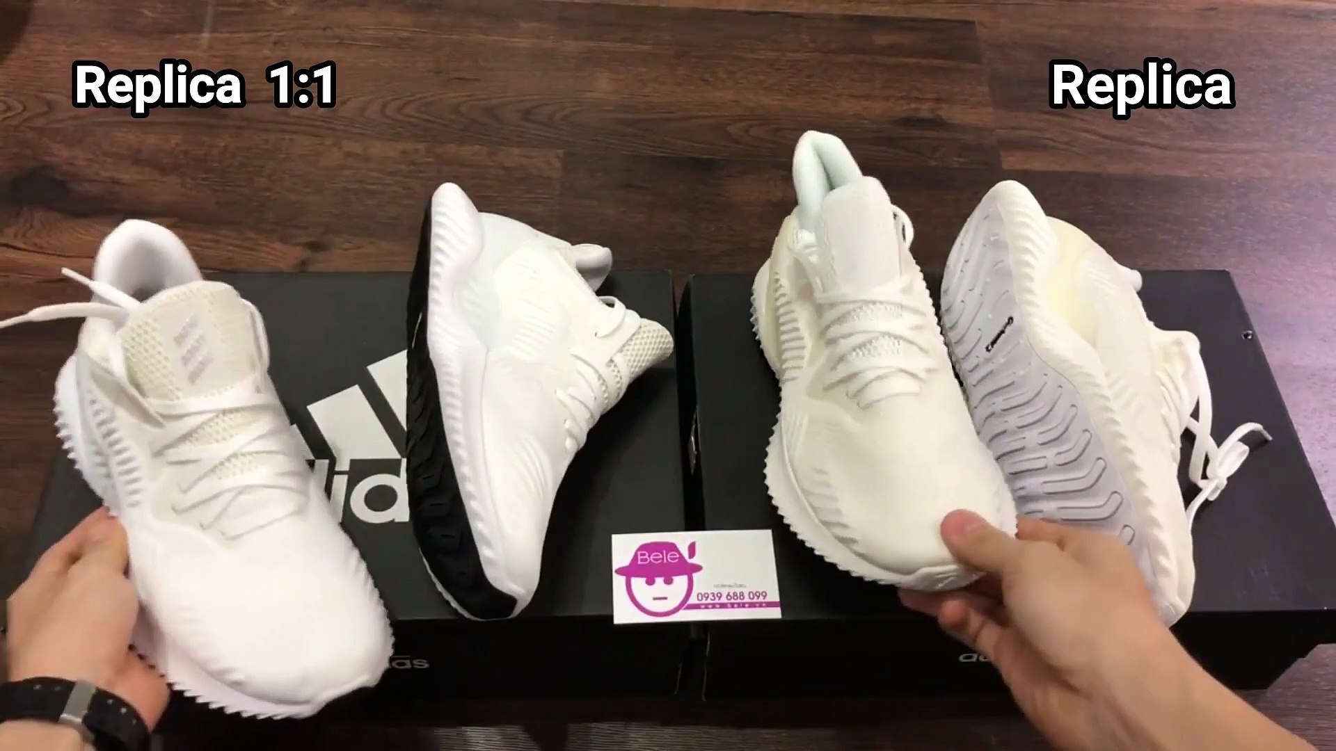 adidas alphabounce fake vs real