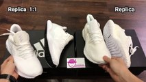[Bele.vn] So sánh giày Adidas Alphabounce Beyond White Replica vs Replica 1:1