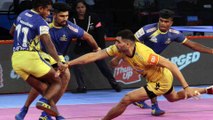 Pro kabaddi 2018 : Tamil Thalaivas Bags First Win Over Telugu Titans | Oneindia Telugu