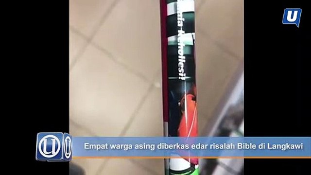 Empat warga asing diberkas edar risalah Bible di Langkawi