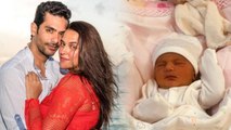 Neha Dhupia's Baby girl Mehr's First Photo gets REVEALED ; check out here| FilmiBeat