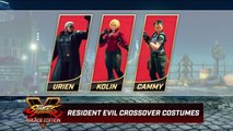Street Fighter V : Arcade Edition - Les costumes Resident Evil