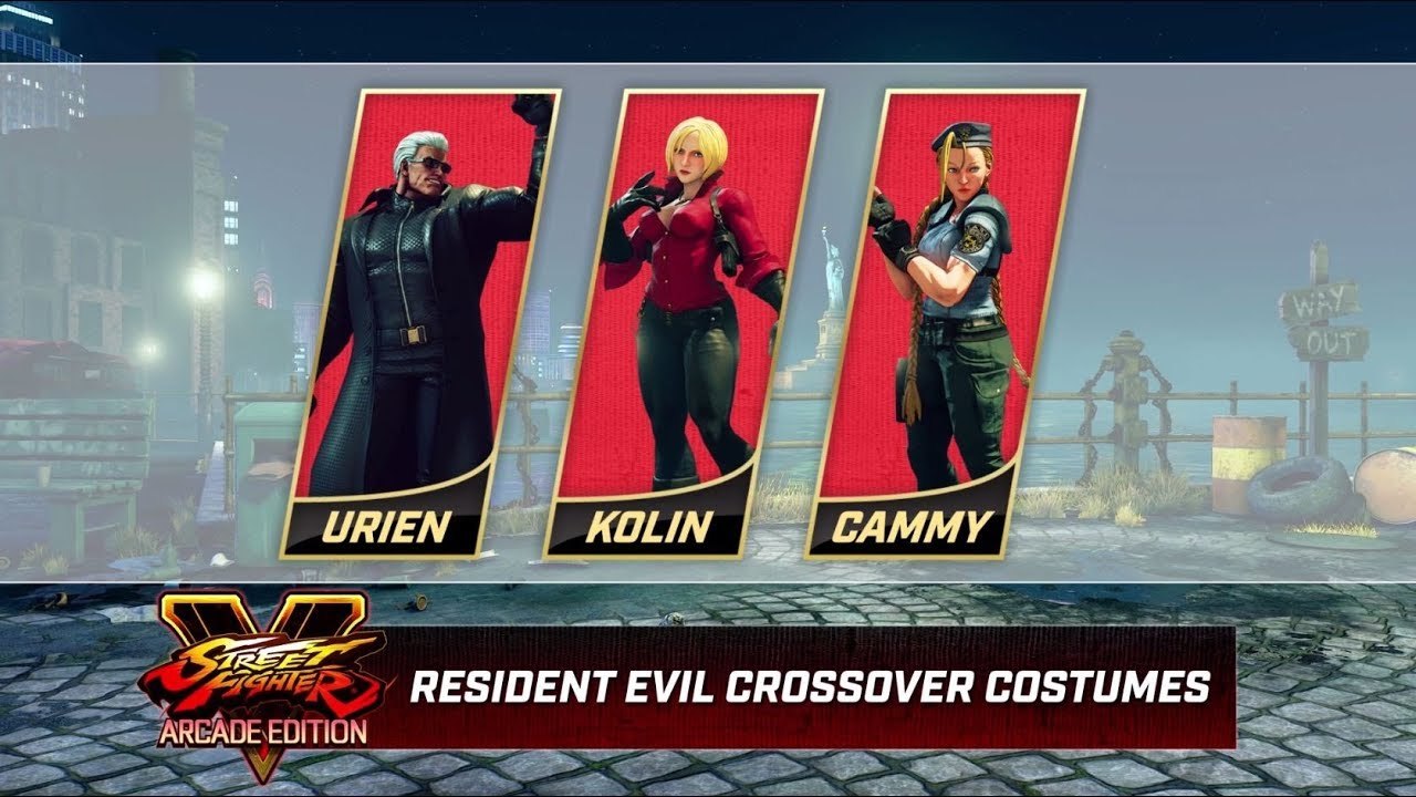 Street Fighter V : Arcade Edition - Les costumes Resident Evil