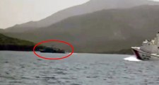 Türk Karasularına Giren Askeri Gemiye, Sahil Güvenlik Ekipleri Tarafından Müdahale Edildi