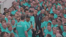 Mercedes-AMG Petronas Motorsport celebrated like five-time World Champions should in Brixworth and Brackley
