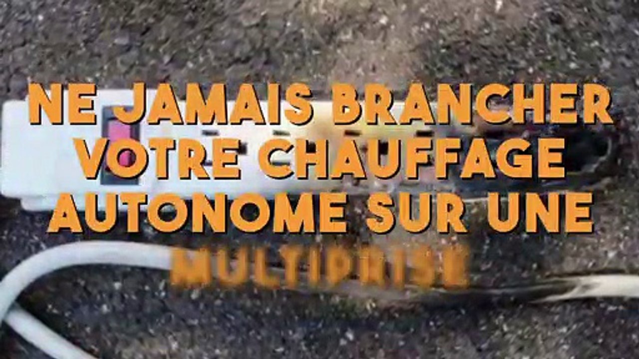 Découvrez pourquoi il ne faut pas brancher votre chauffage autonome sur une multiprise !