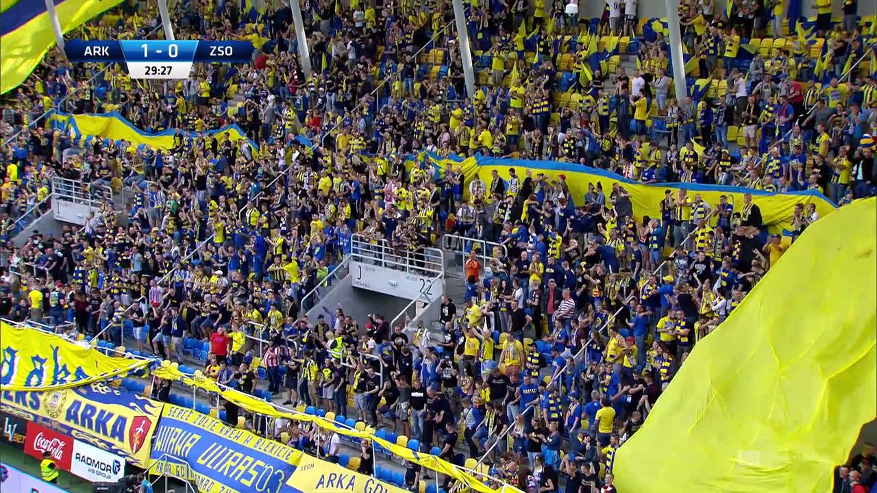 Arka Gdynia 2:2 Zagłębie Sosnowiec - Matchweek 7: HIGHLIGHTS