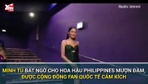 Sau khi cho Hoa hậu Philippines mượn đầm, Minh Tú vẫn vô cùng toả sáng