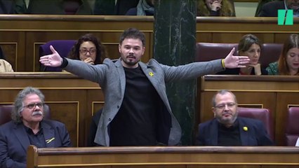 Rufián es expulsado del Congreso tras una gran bronca con Borrell