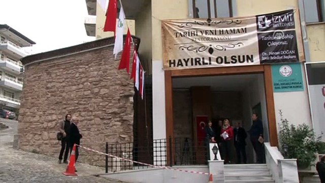 Üzerinde apartman bulunan tarihi hamam restore edildi - KOCAELİ