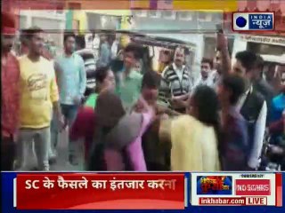 UP bulandshahr: भाभी ने की बीच सड़क देवर की पिटाई