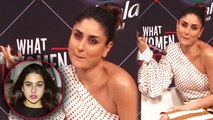 Kareena Kapoor Khan makes Weird faces on Sara Ali Khan's Name; Watch video | FilmiBeat