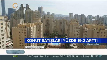 Konut satışları yüzde 19,2 arttı