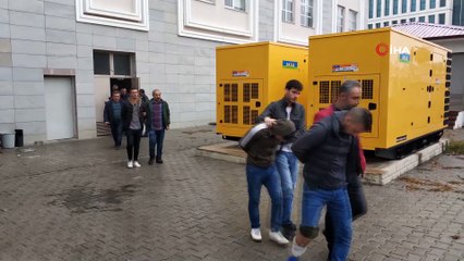 Samsun'da 6 kişinin yaralandığı silahlı çatışmayla ilgili 10 kişi adliyeye sevk edildi
