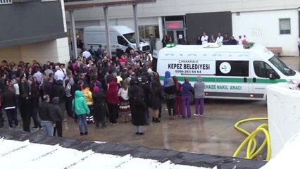 Çanakkale'deki Cinayet - Hastanede Tören Düzenlendi