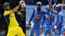India vs Australia 1st T20I: Maxwell takes Australia to 158/4, India need 174 | वनइंडिया हिंदी