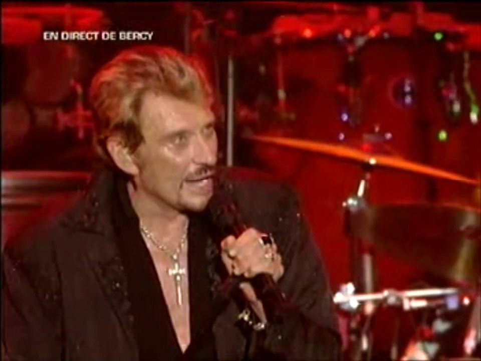 Johnny Hallyday "Voyage au pays des vivants" Bercy 30 septembre 2006