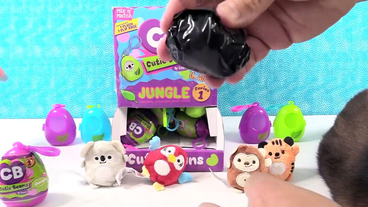 Cutie Beans Series 1 Jungle Blind Bag Plush Full Box _ PSToyReviews