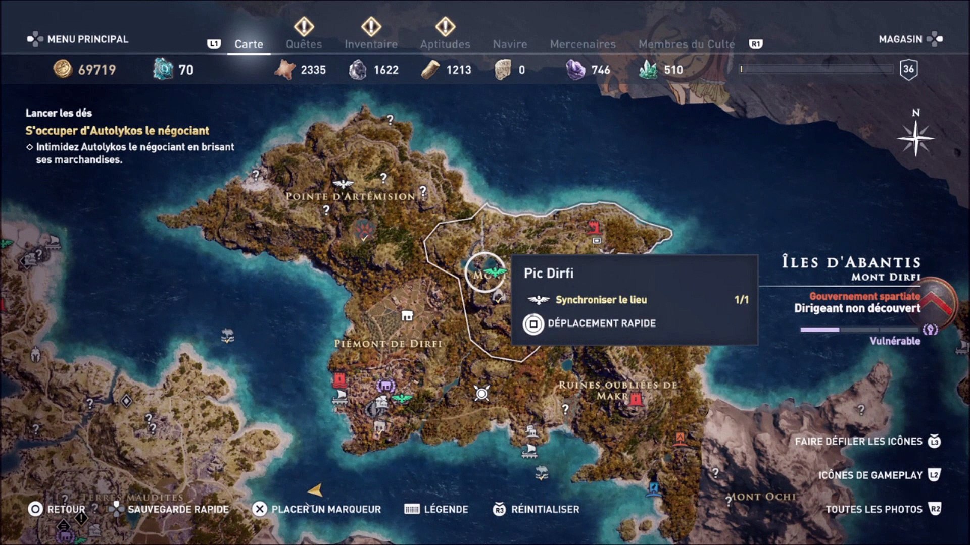 Assassin's Creed Odyssey - Problème quête