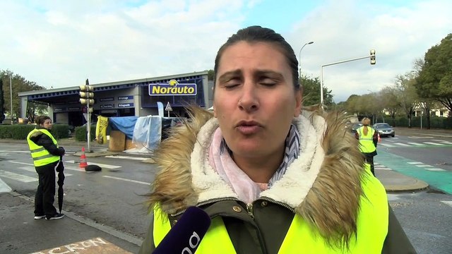 Gilets jaunes à Martigues: toujours autour de Auchan