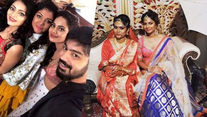 தங்கச்சி கல்யாணத்தில் கலக்கிய ஐஸ்வர்யா தத்தா வைரல் வீடியோ