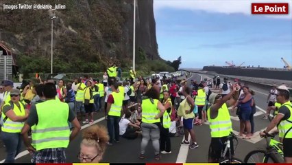 Gilets jaunes à La Réunion : les images