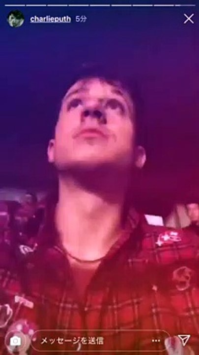 Charlie Puth in Taylor Swift Tokyo Dome Tokyo Japan concert 2018