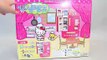 Hello Kitty Ice Cream Fridge Refrigerator Drinks Vending Machines Toys Play Doh Toy Surprise
