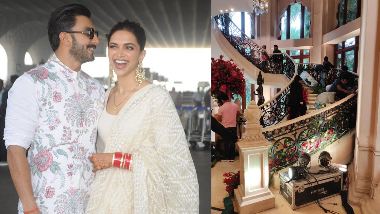 Deepika - Ranveer Reception: First INSIDE Picture appears from the VENUE, The Leela | FilmiBeat