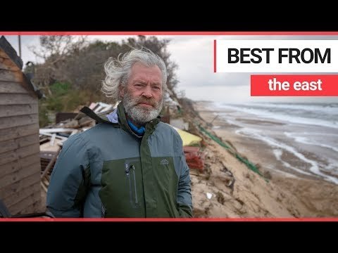 Council tell resident to stop saving his property as it hangs on crumbling cliff | SWNS TV