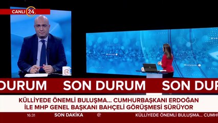 Erdoğan ve Bahçeli görüşmesi