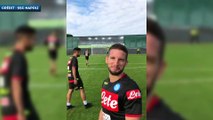 Lorenzo Insigne nettoie la lucarne à l’entraînement