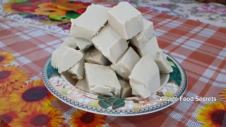 Khoya Barfi Recipe - Mawa Barfi Recipe by Mubashir Saddique - Village Food Secrets