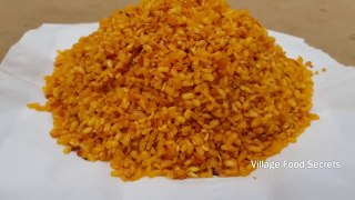 Moong dal Namkeen Recipe - Crispy Moong Dal Namkeen - Salted Moong Dal - Village Food Secrets