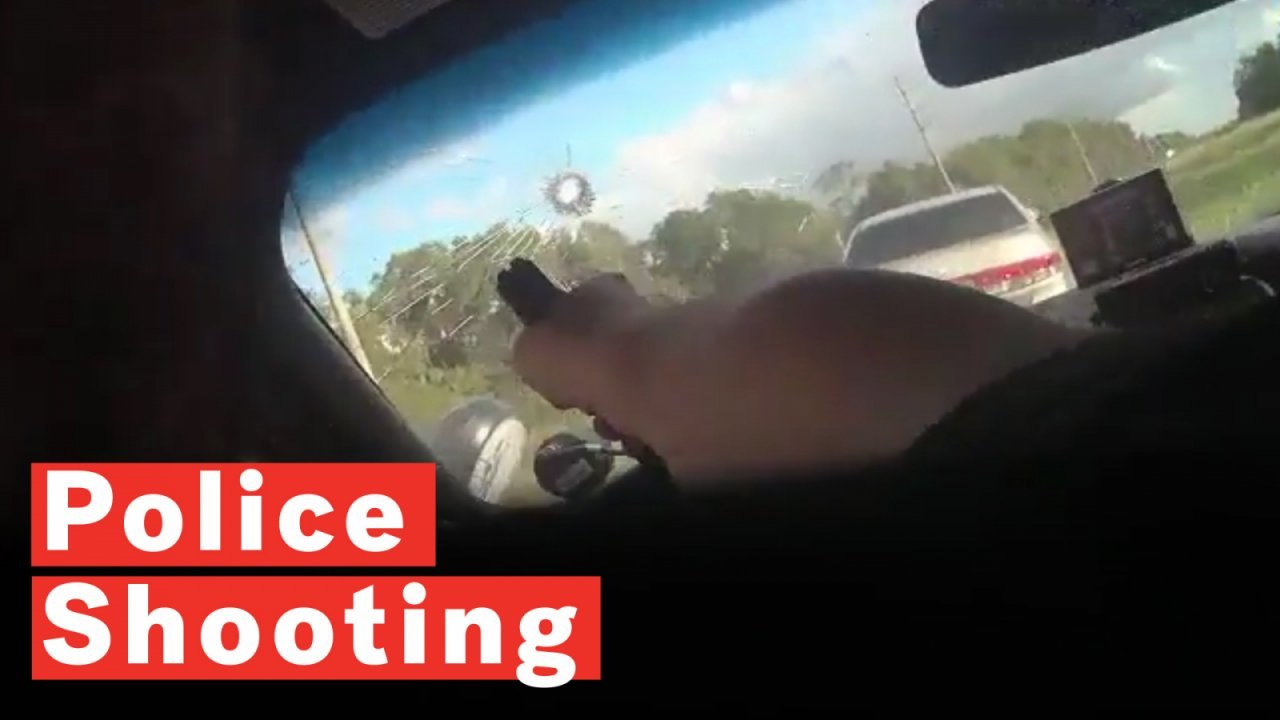 Police Officer Shoots Through Windscreen To Arr...