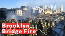 Brooklyn Bridge Fire: Car Crash Shuts Down Bridge, Multiple Injuries Reported