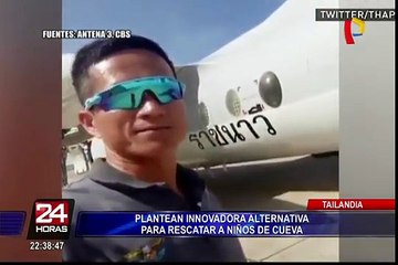 Tailandia: plantean innovadora alternativa para rescatar a niños de cueva