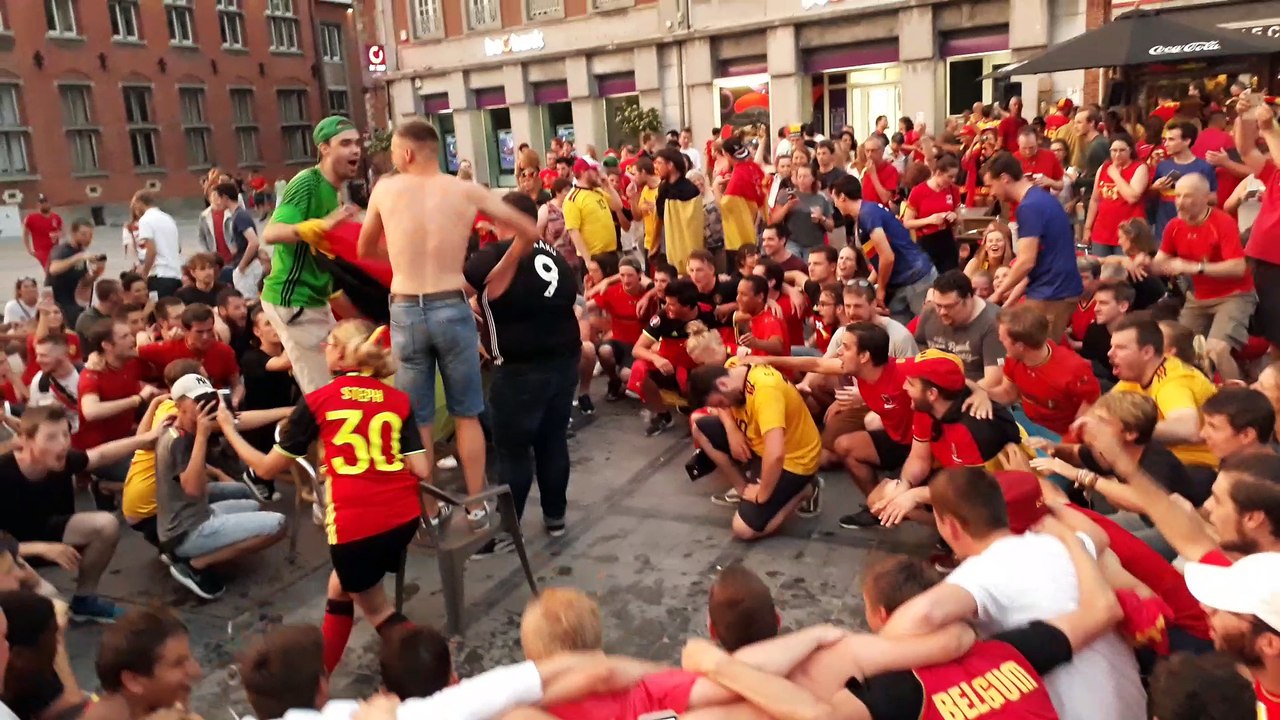 Victoire des Diables rouges face au Brésil: ambiance à Nivelles