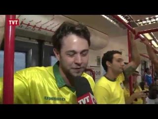 Seu Jornal pega carona na festa dos torcedores no Expresso da Copa