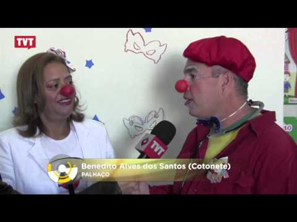 Mogi das Cruzes: palhaços voluntários alegram hospitais públicos