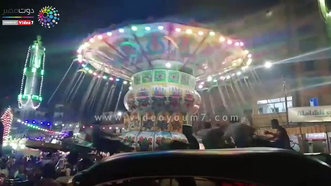 حلقات ذكر للطرق الصوفية بالليلة الكبيرة لمولد الششتاوى بالمحلة