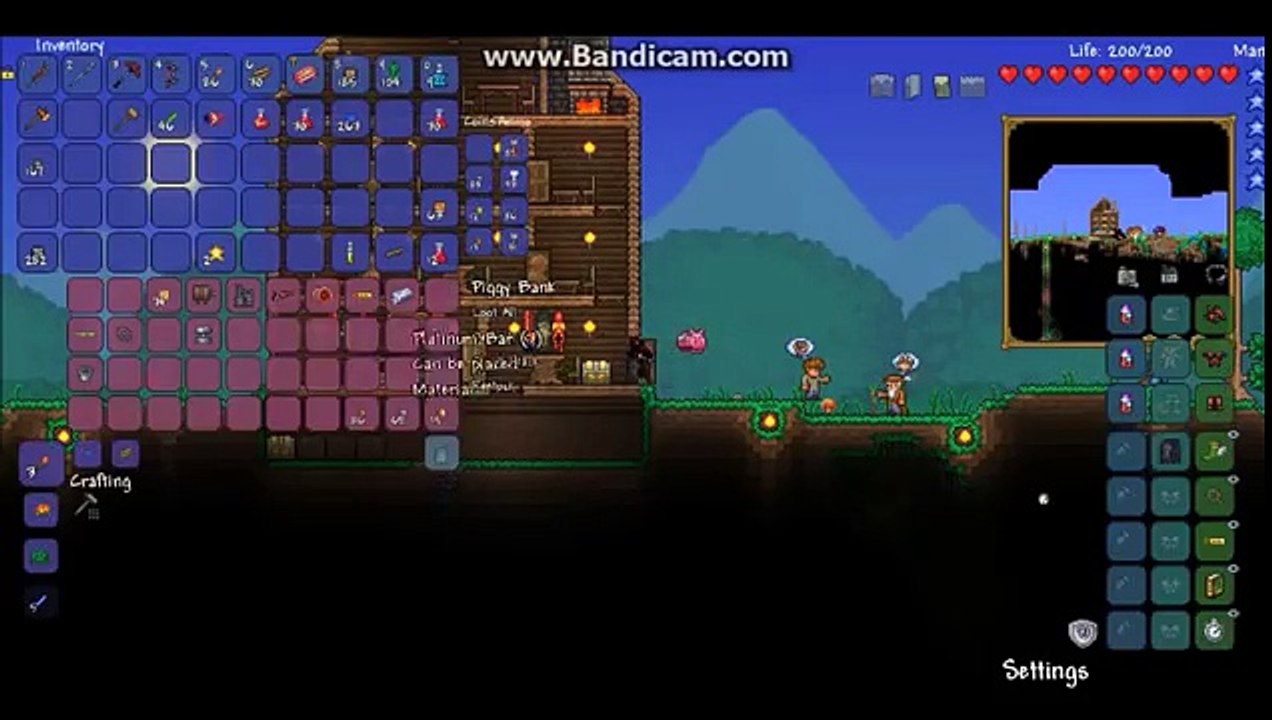 Terraria hướng dẫn #1 : Nước hoặc Lava vô hạn với 1 xô