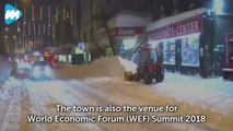 Heavy Snow Fall Ahead Of World Economic Forum In Davos | Viral Mojo