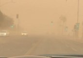 Haboob Turns Sky Orange in Casa Grande, Arizona