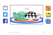 Google Doodle celebrates the 2018 Winter Olympics - Day 2