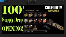 Call of Duty WWII 100  Supply Drop opening. Liberty Strike, Twitch Prime Rare Zombie. Multiplayer Part 1