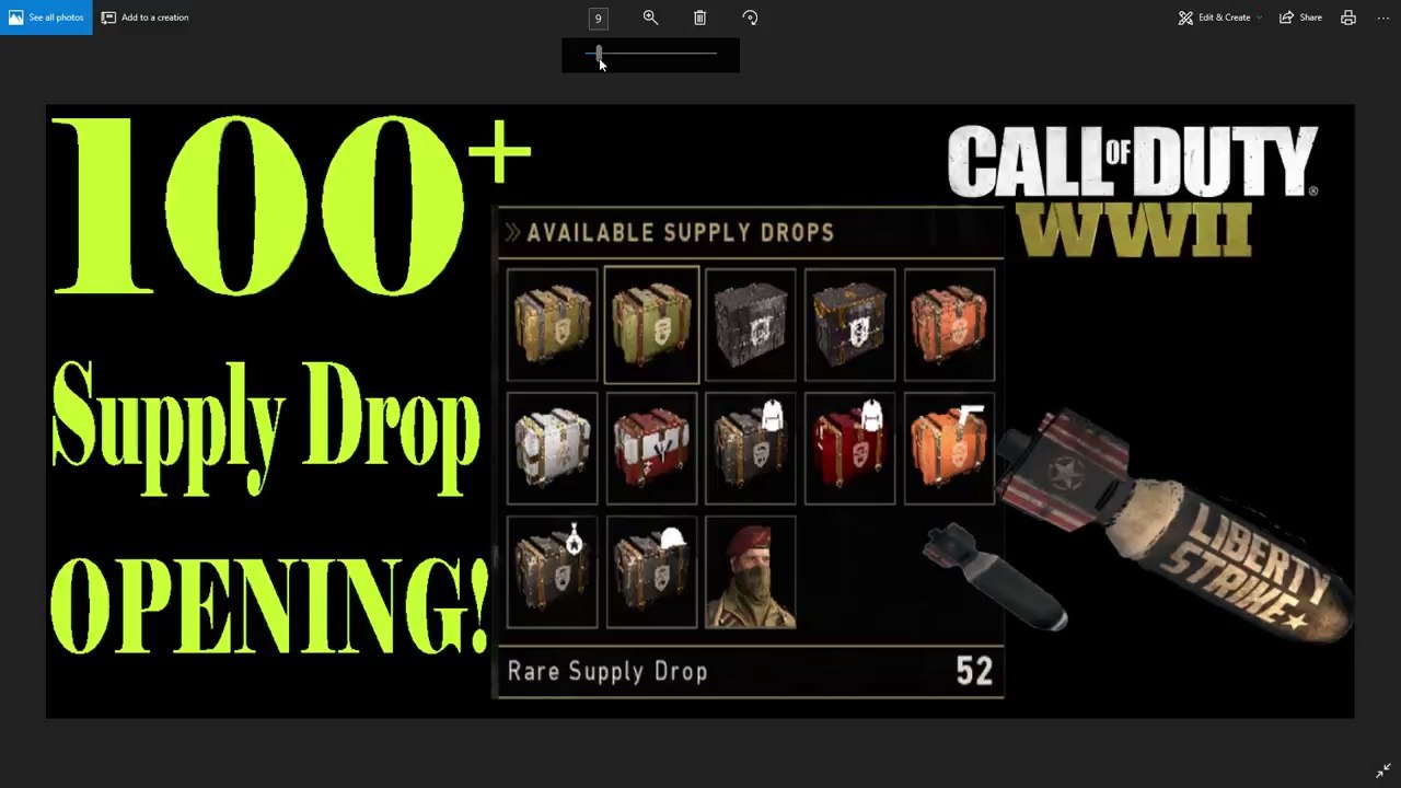 Call of Duty WWII 100+ Supply Drop opening. Liberty Strike, Twitch Prime Rare Zombie. Multiplayer Part 1